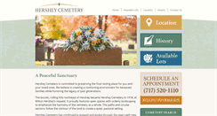 Desktop Screenshot of hersheycemetery.com